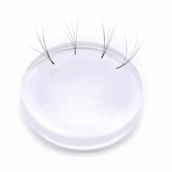Extension Grafting Eyelashes Pallet Stand Silicone Holder 2PCS